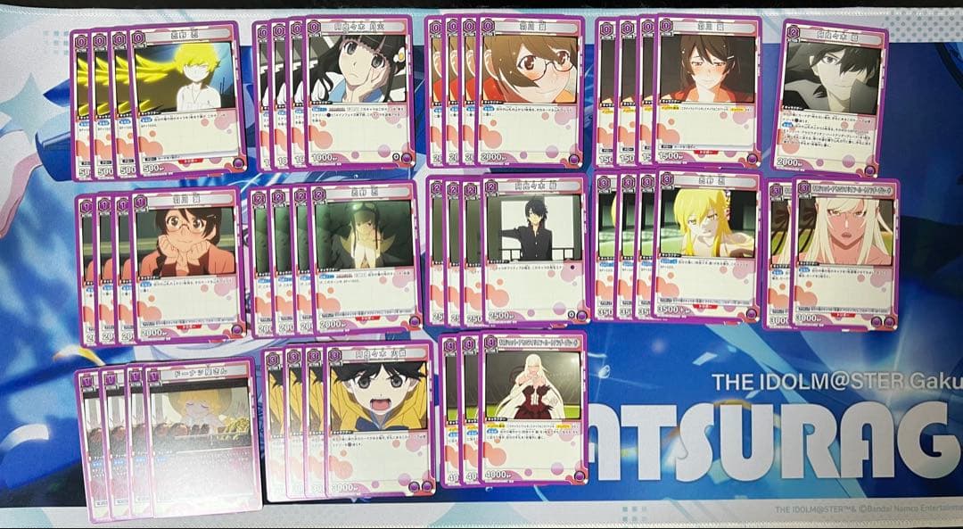 ユニオンアリーナ 物語シリーズ 暦忍デッキ パーツ付き