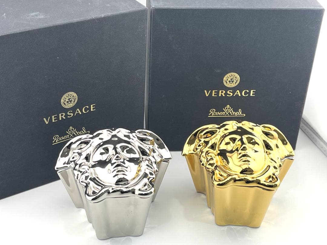 f142 美品 希少 ヴェルサーチ×ローゼンタール コラボ メデューサ