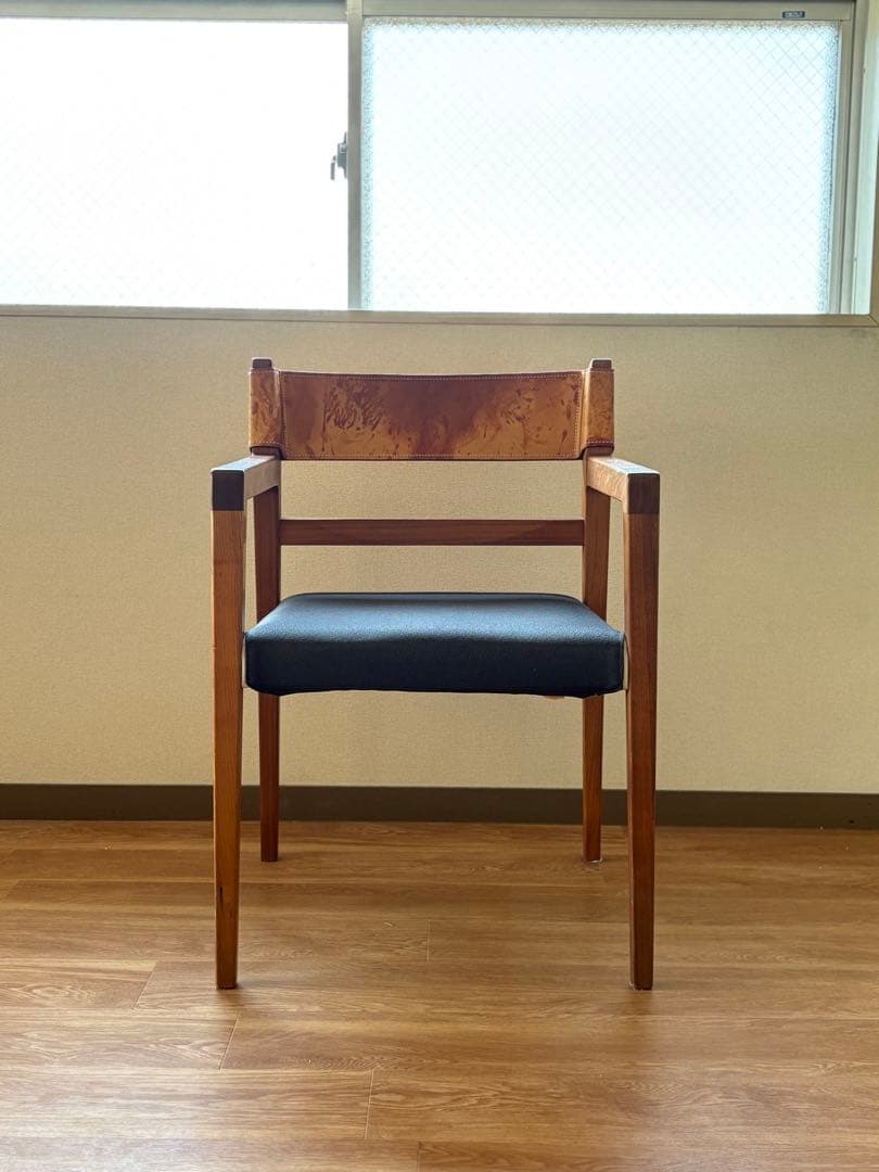 【リネン】Ritzwell イビサフォルテ　本革チェア 2脚セット