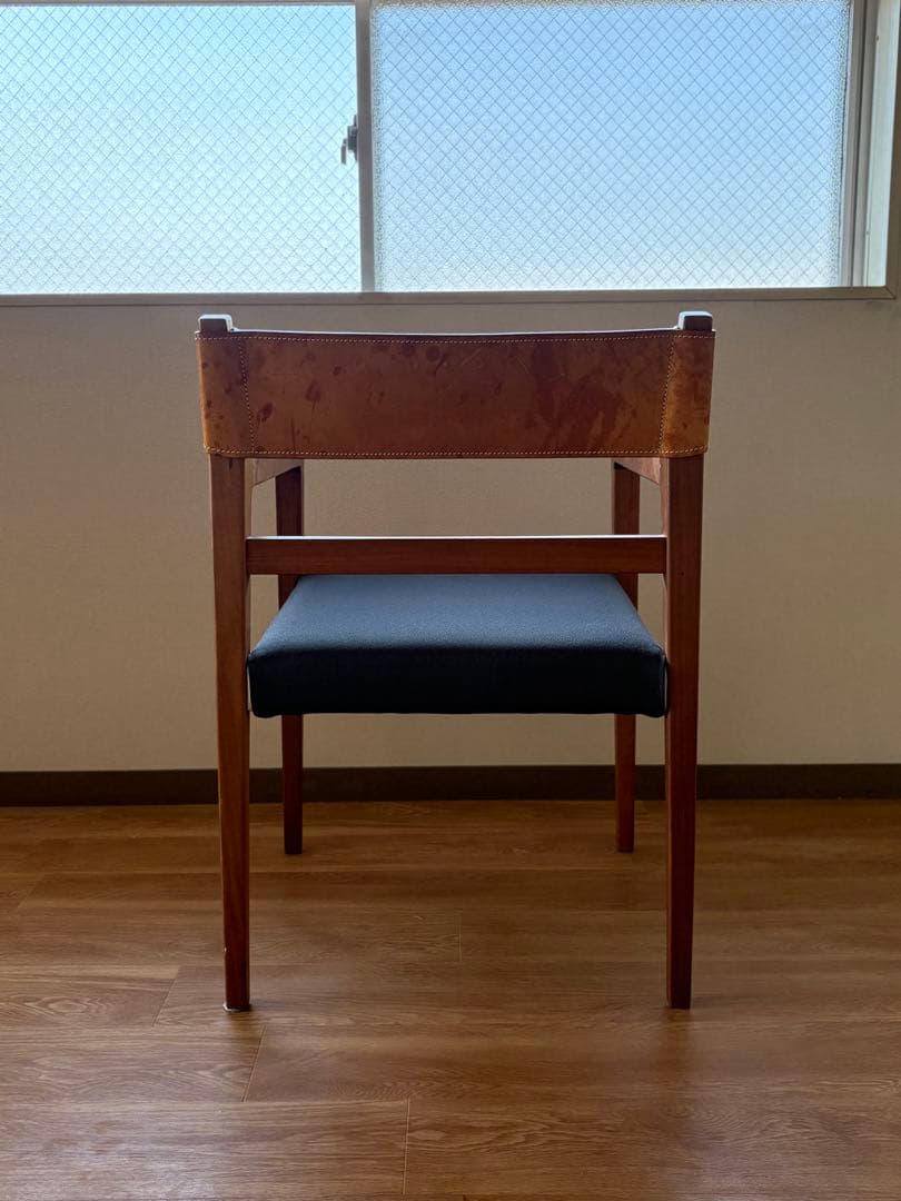 【リネン】Ritzwell イビサフォルテ　本革チェア 2脚セット