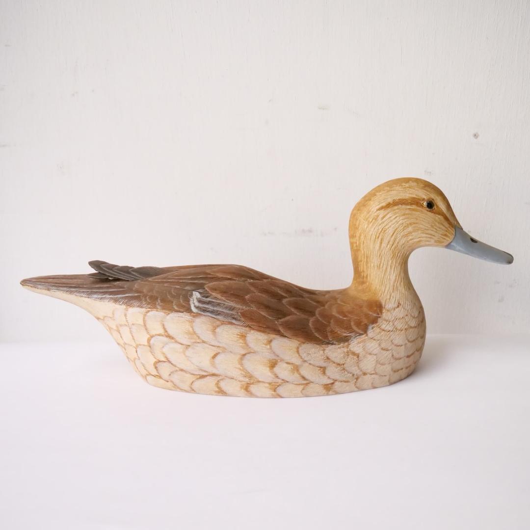 デコイ 置物　鴨　カモ　　ビンテージ