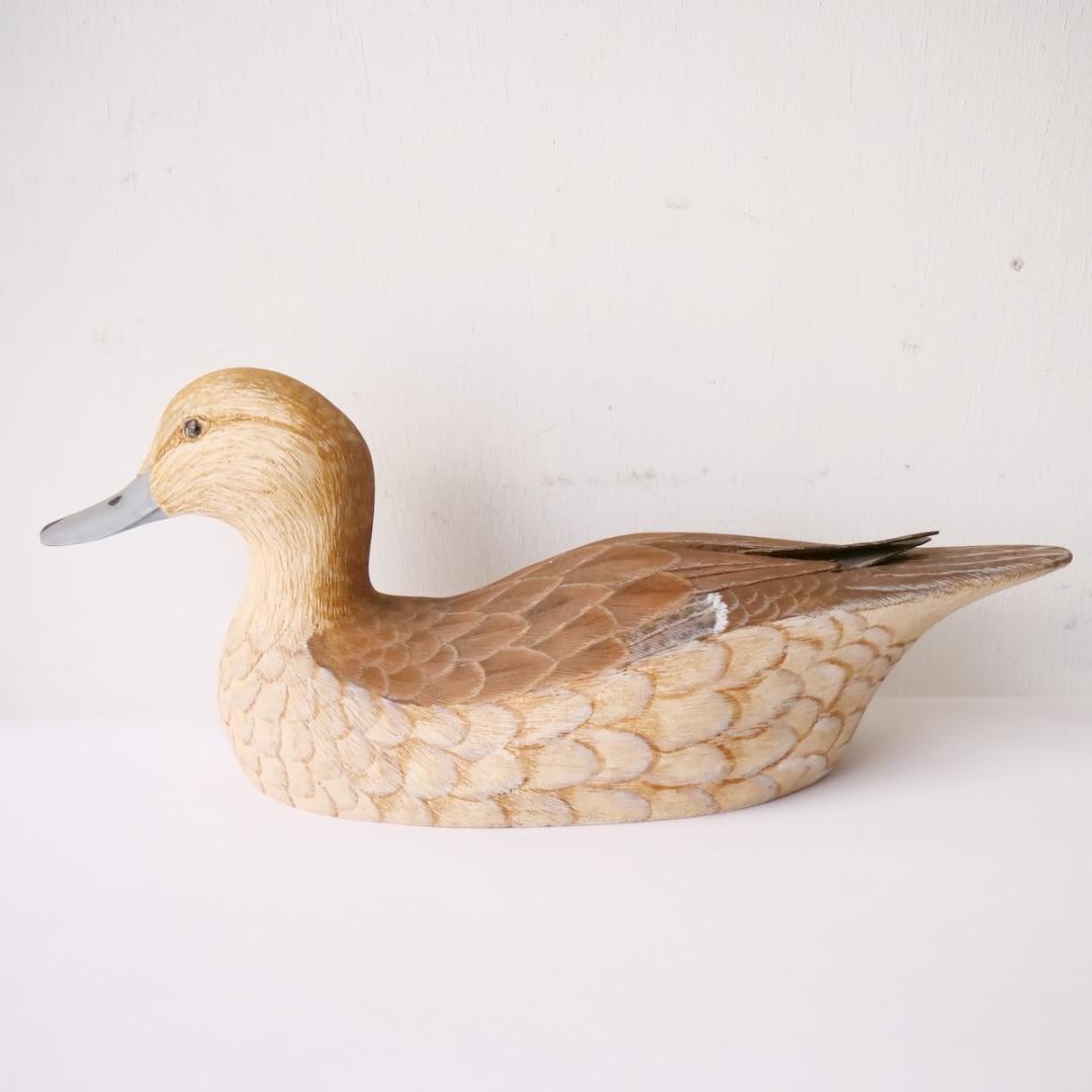 デコイ 置物　鴨　カモ　　ビンテージ