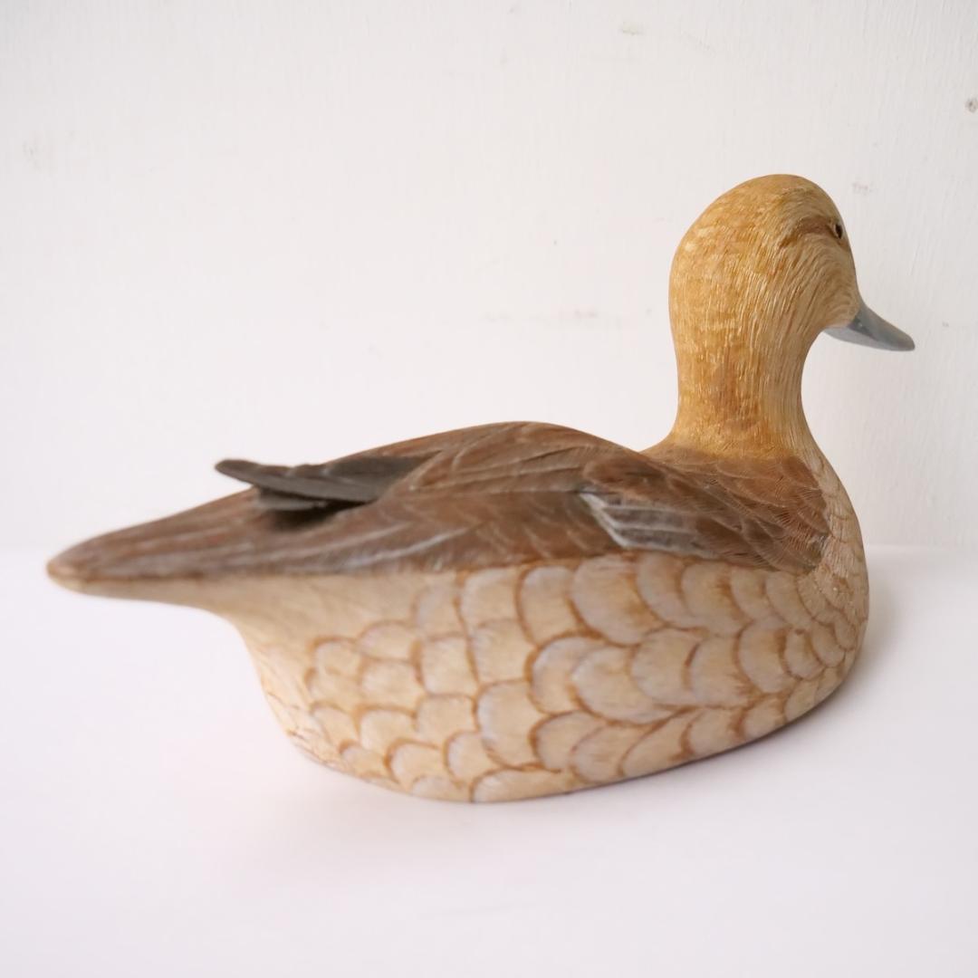 デコイ 置物　鴨　カモ　　ビンテージ