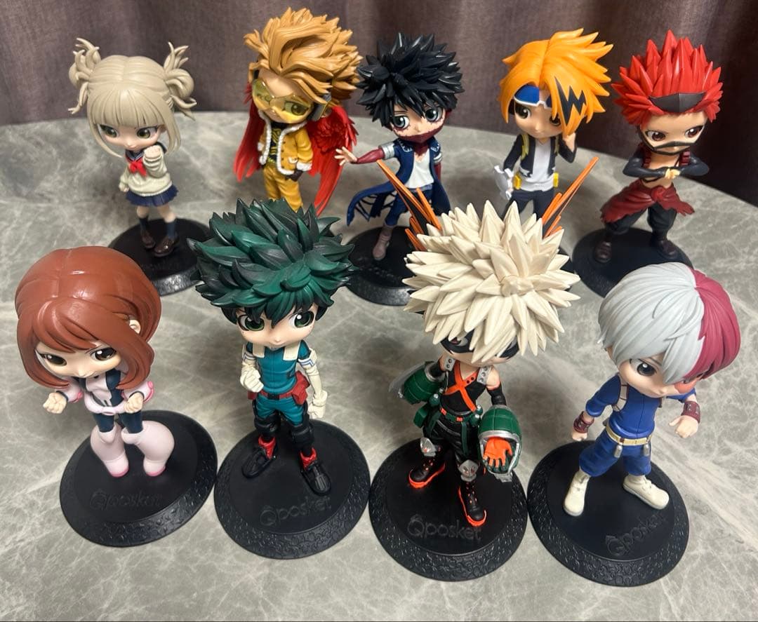 ヒロアカ フィギュア 9体＋おまけ キューポスケット - メルカリ