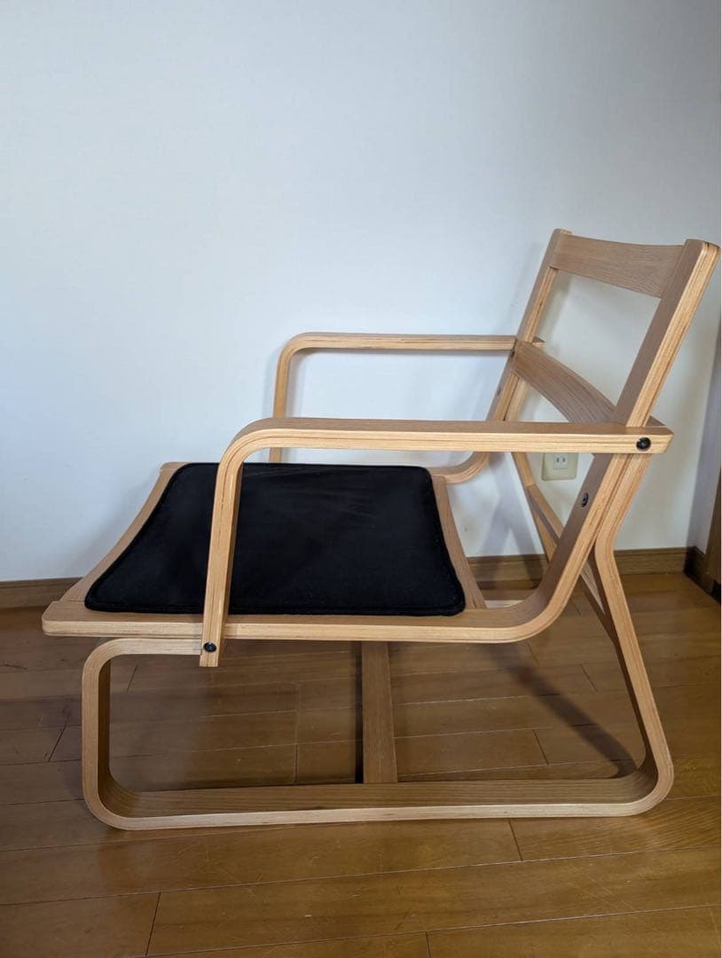 ■送料込■無印良品リビングでもダイニングでもつかえるソファチェア アームイス