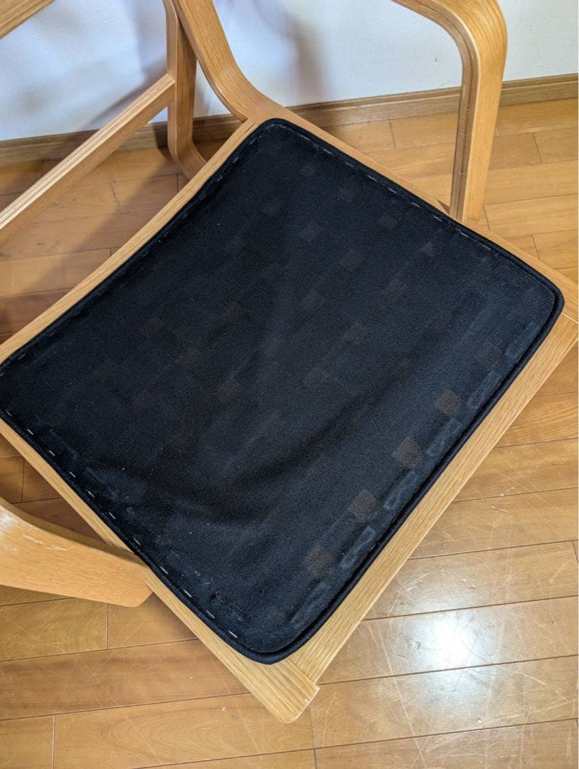 ■送料込■無印良品リビングでもダイニングでもつかえるソファチェア アームイス