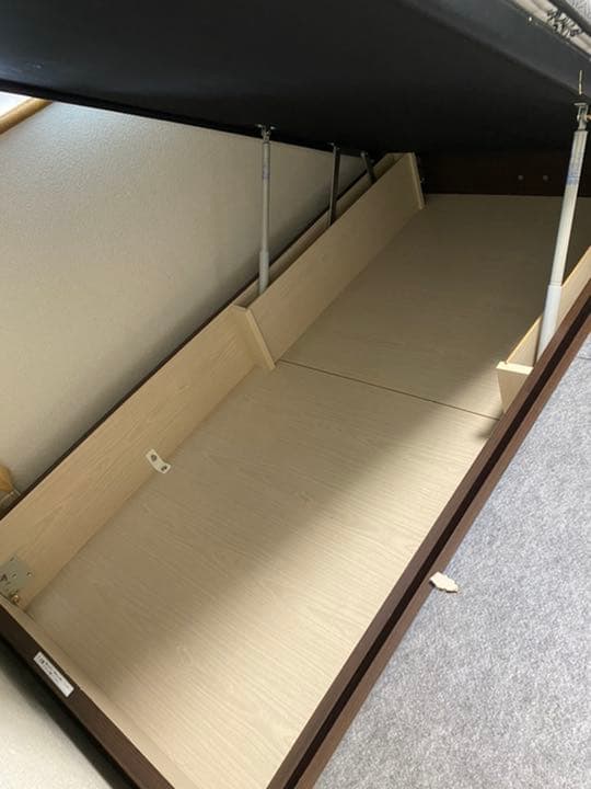 ドリームベッド　シングルベッド　ガスアップ縦収納タイプ