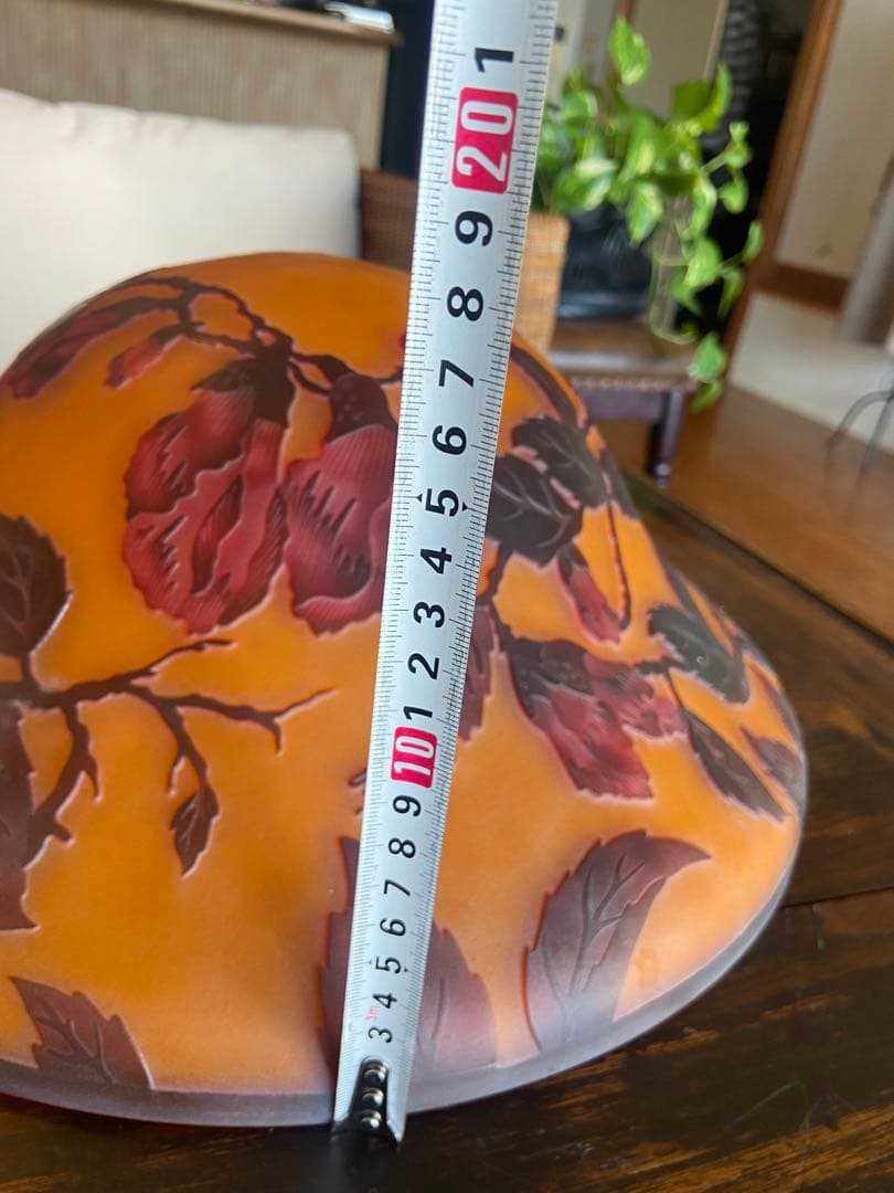 ガラス　ランプシェード　照明器具v