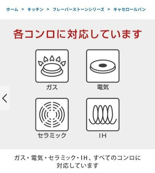 フレーバーストーン キャセロールパン ガラス蓋付き レッド 新品未開封