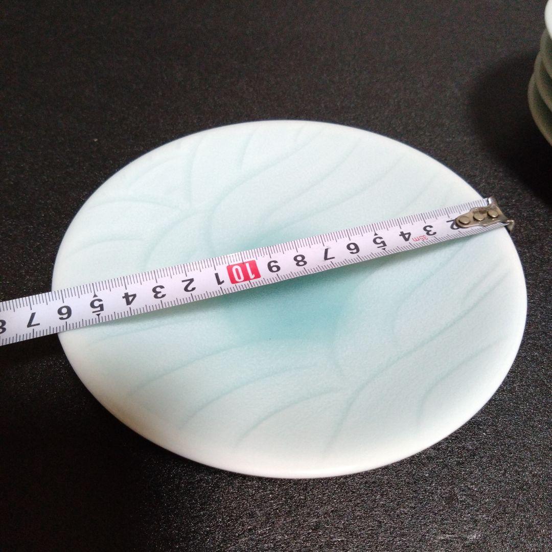 有田焼 藤巻窯 青白磁 銘々皿5枚　お祝い