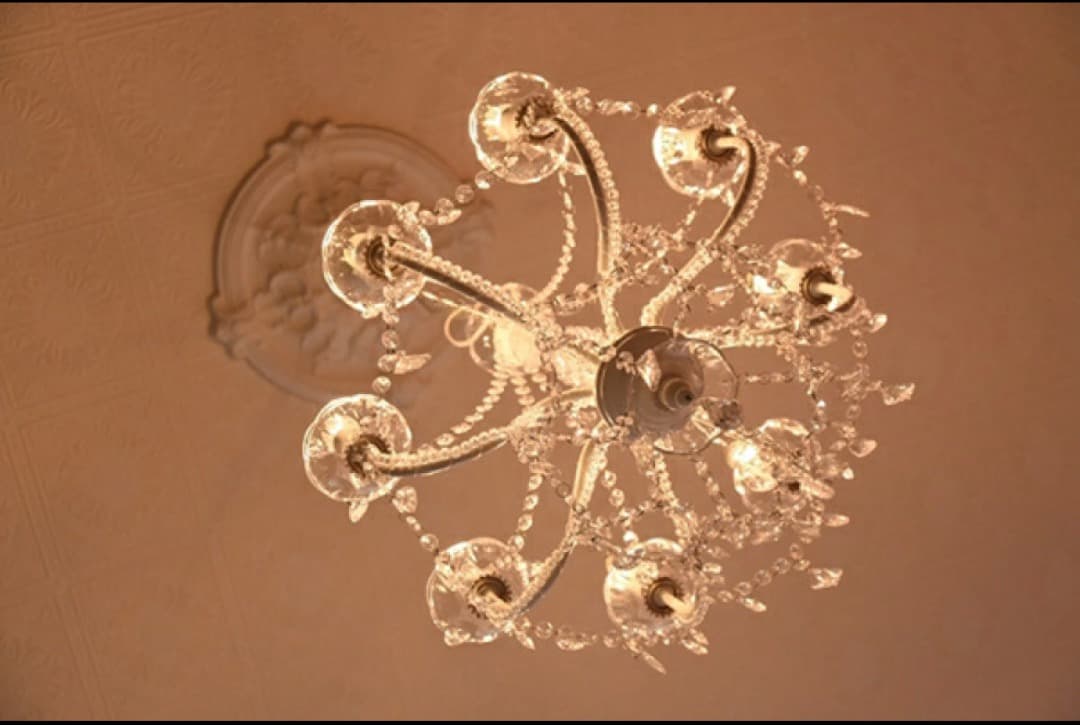 LEDライト付 プリンセス シャンデリア 8灯 ライト・照明器具 天井