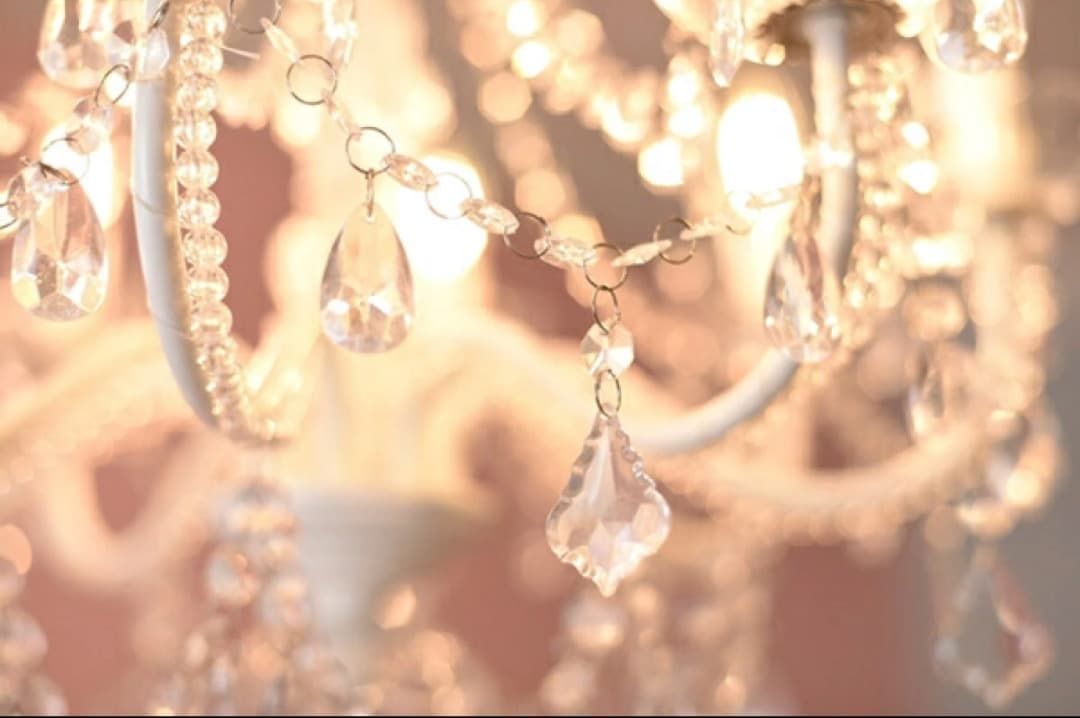 LEDライト付 プリンセス シャンデリア 8灯 ライト・照明器具 天井