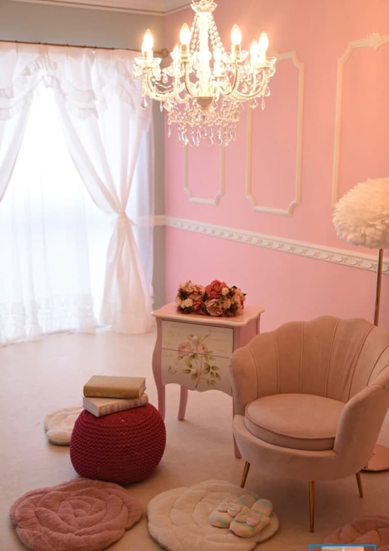 LEDライト付 プリンセス シャンデリア 8灯 ライト・照明器具 天井