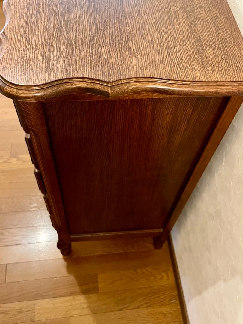 ルーマニア製 5段チェスト チェスト 輸入家具 三越ブルージュ クラシック猫足