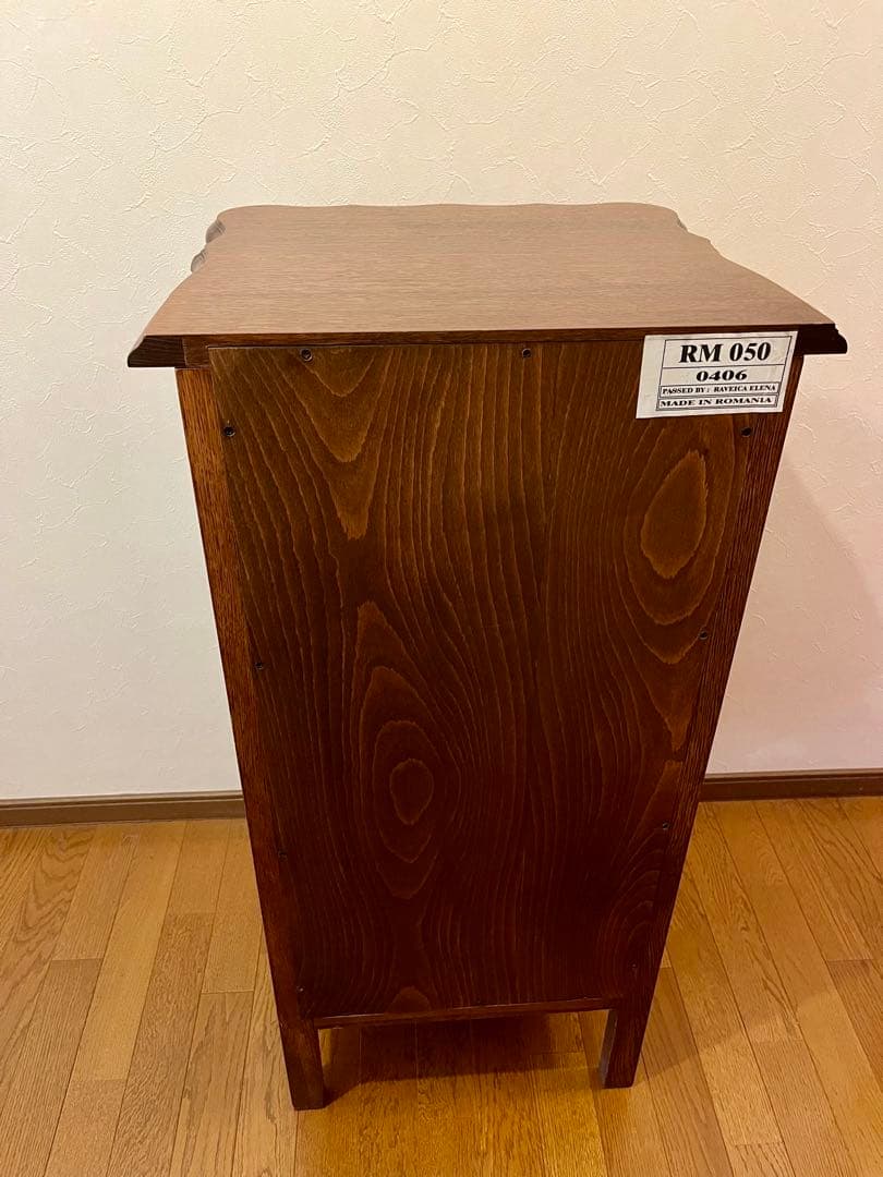 ルーマニア製 5段チェスト チェスト 輸入家具 三越ブルージュ クラシック猫足