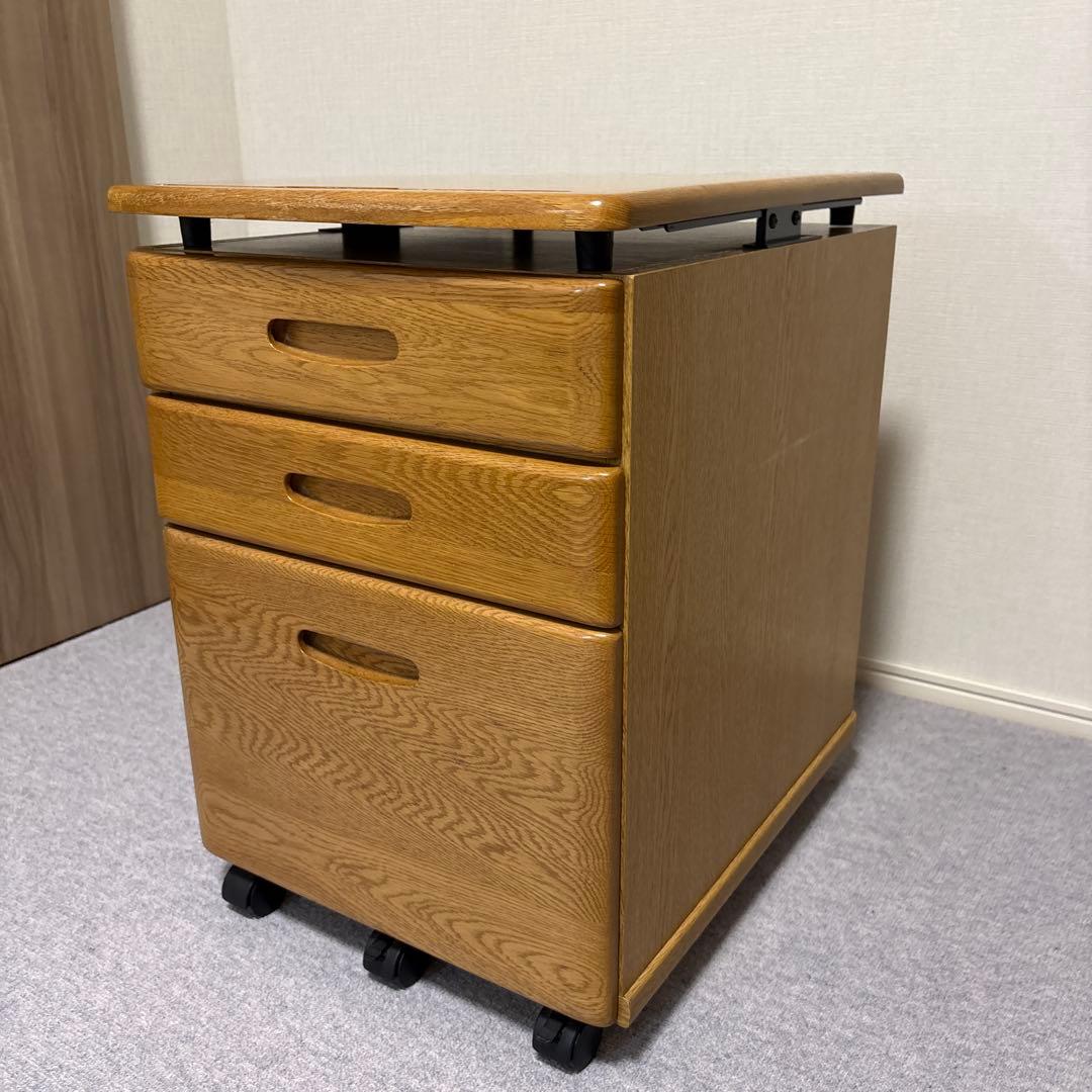 送料込③学習机用ワゴン　光製作所