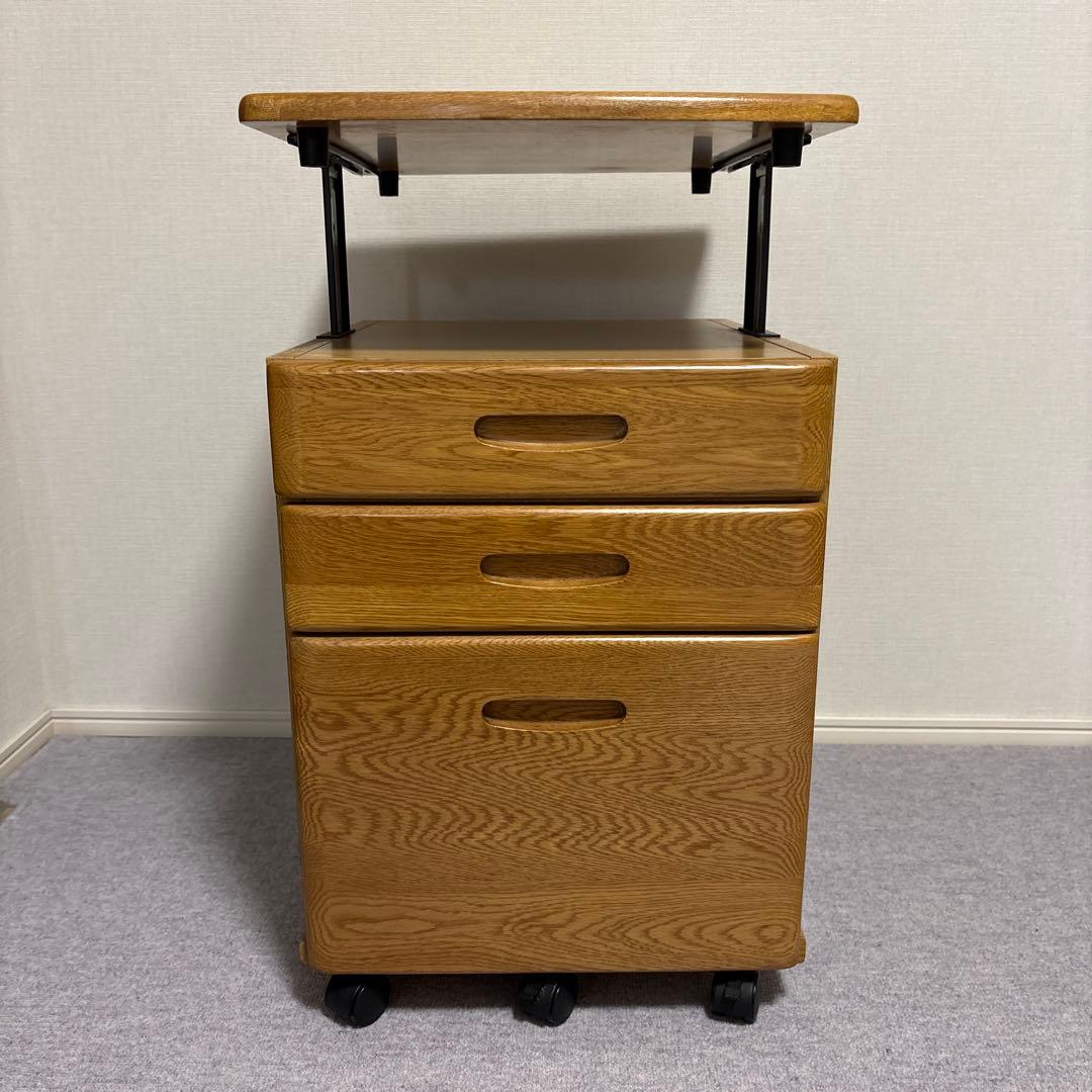 送料込③学習机用ワゴン　光製作所