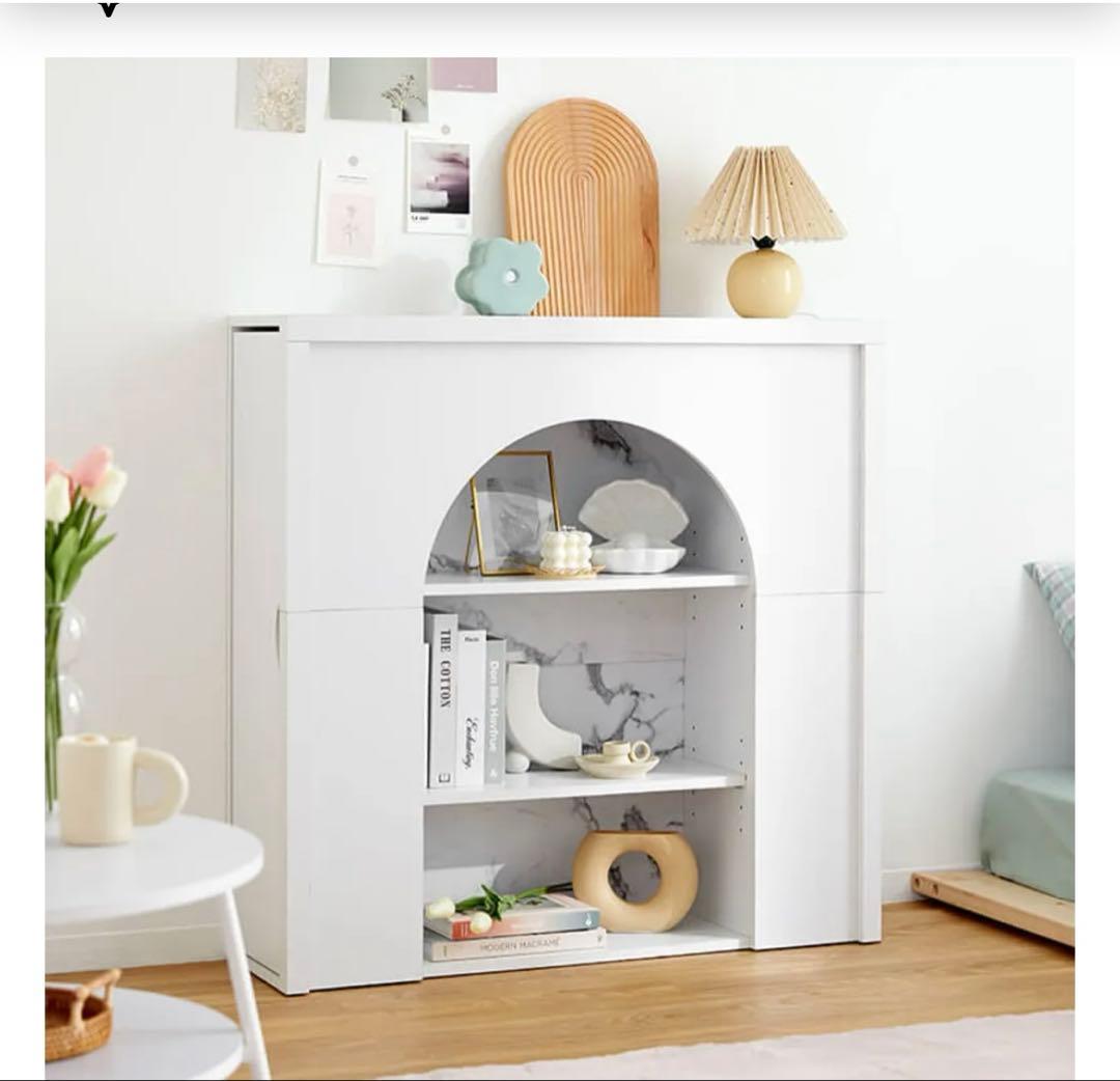 LOWYA大理石風マントルピース 韓国インテリア