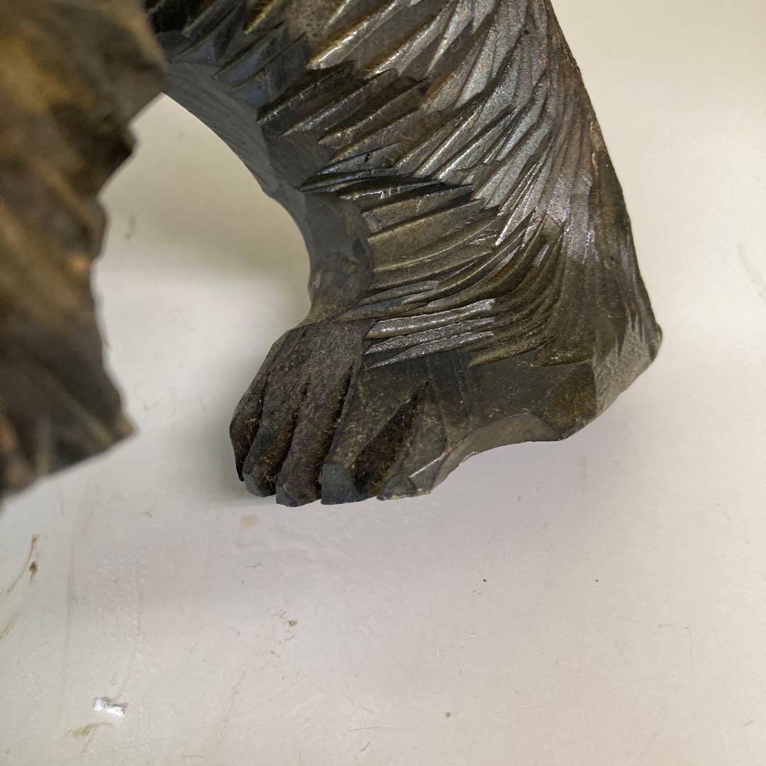 E-4 木彫りの熊 木彫り熊 熊彫り 北海道土産 民芸品 郷土玩具 工芸品 昭和