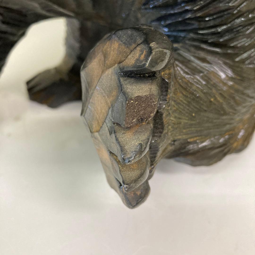 E-4 木彫りの熊 木彫り熊 熊彫り 北海道土産 民芸品 郷土玩具 工芸品 昭和