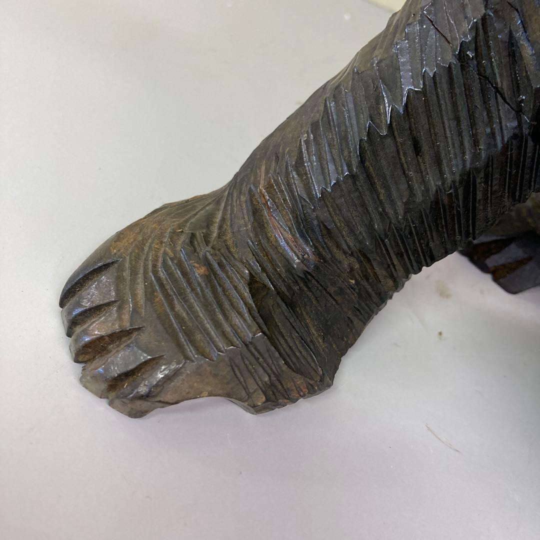 E-4 木彫りの熊 木彫り熊 熊彫り 北海道土産 民芸品 郷土玩具 工芸品 昭和