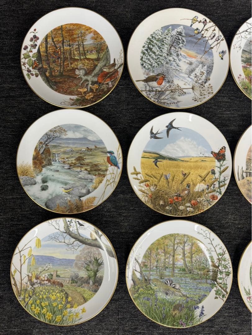 ロイヤルウースター  WORCESTER 12枚セット　飾り皿