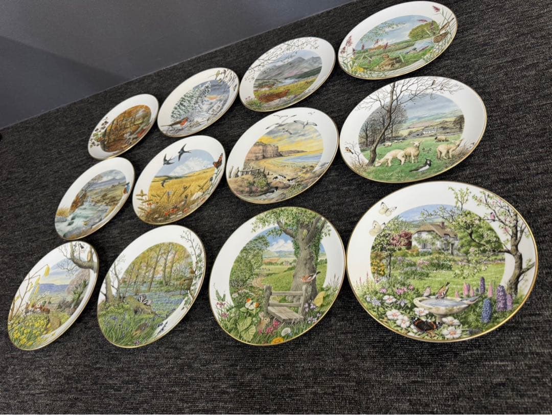 ロイヤルウースター  WORCESTER 12枚セット　飾り皿