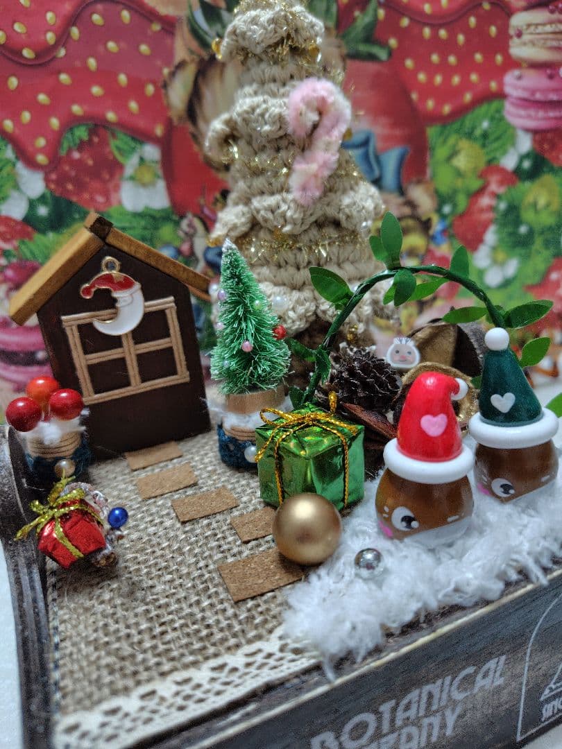 ハンドメイド　クリスマス飾り（お庭いっぱいChristmas❄）