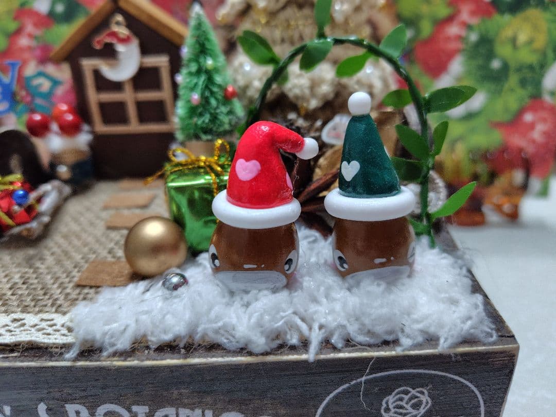 ハンドメイド　クリスマス飾り（お庭いっぱいChristmas❄）