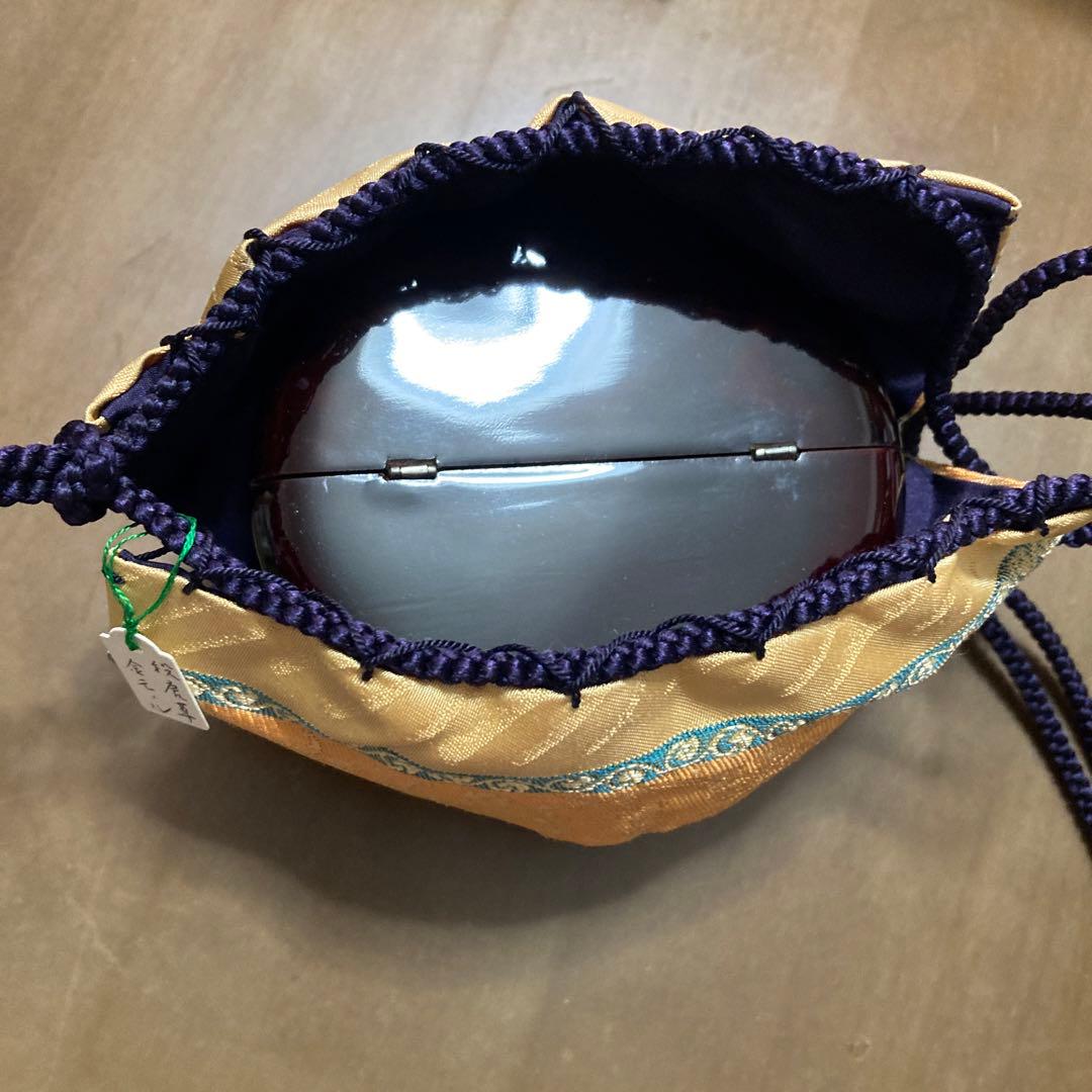 【新品】棗老松(漆塗り蝶つがい付き蓋)