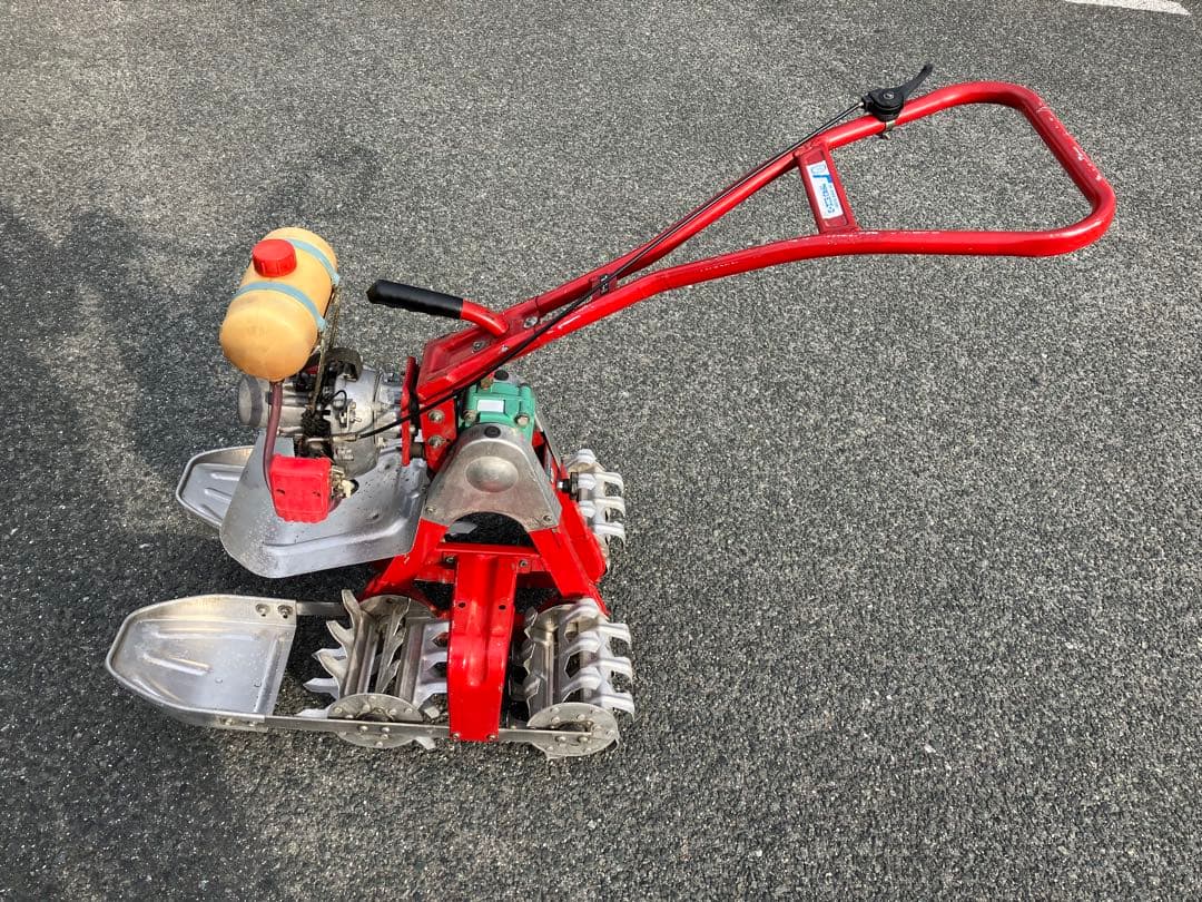 水田エンジン除草機