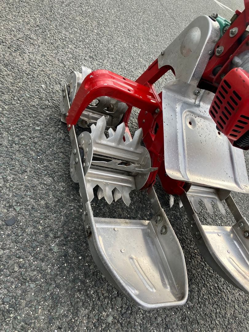 水田エンジン除草機