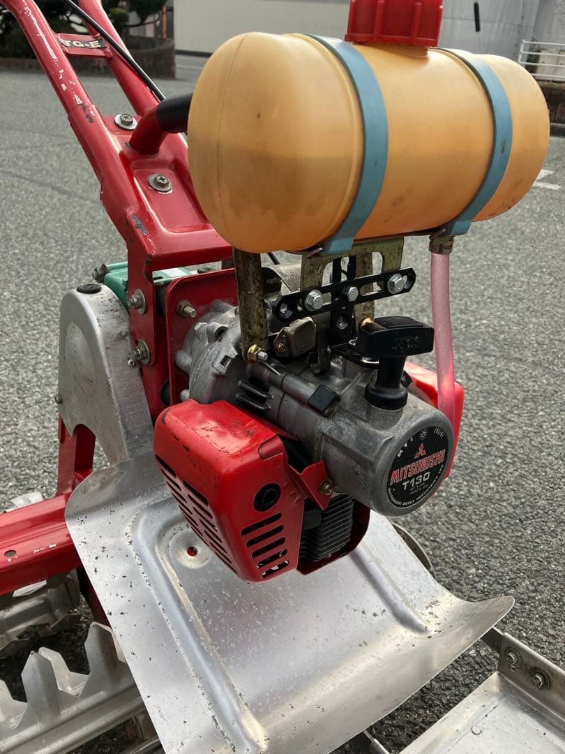 水田エンジン除草機