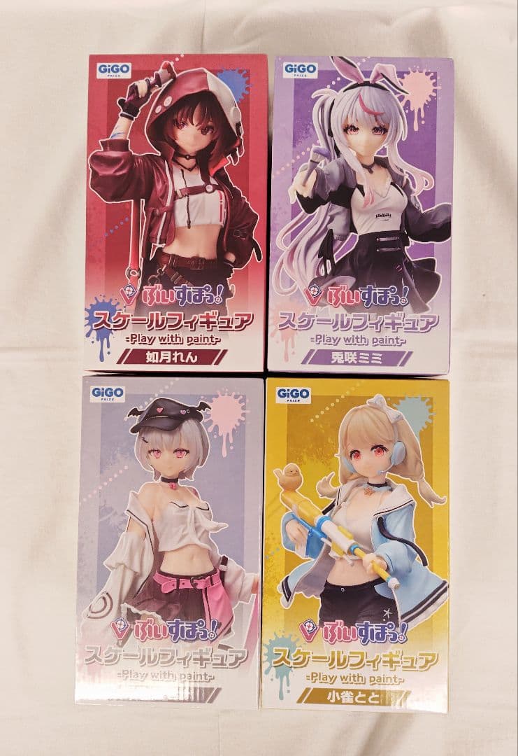 （新品未開封）ぶいすぽっ！スケールフィギュア 4体セット 如月れん他