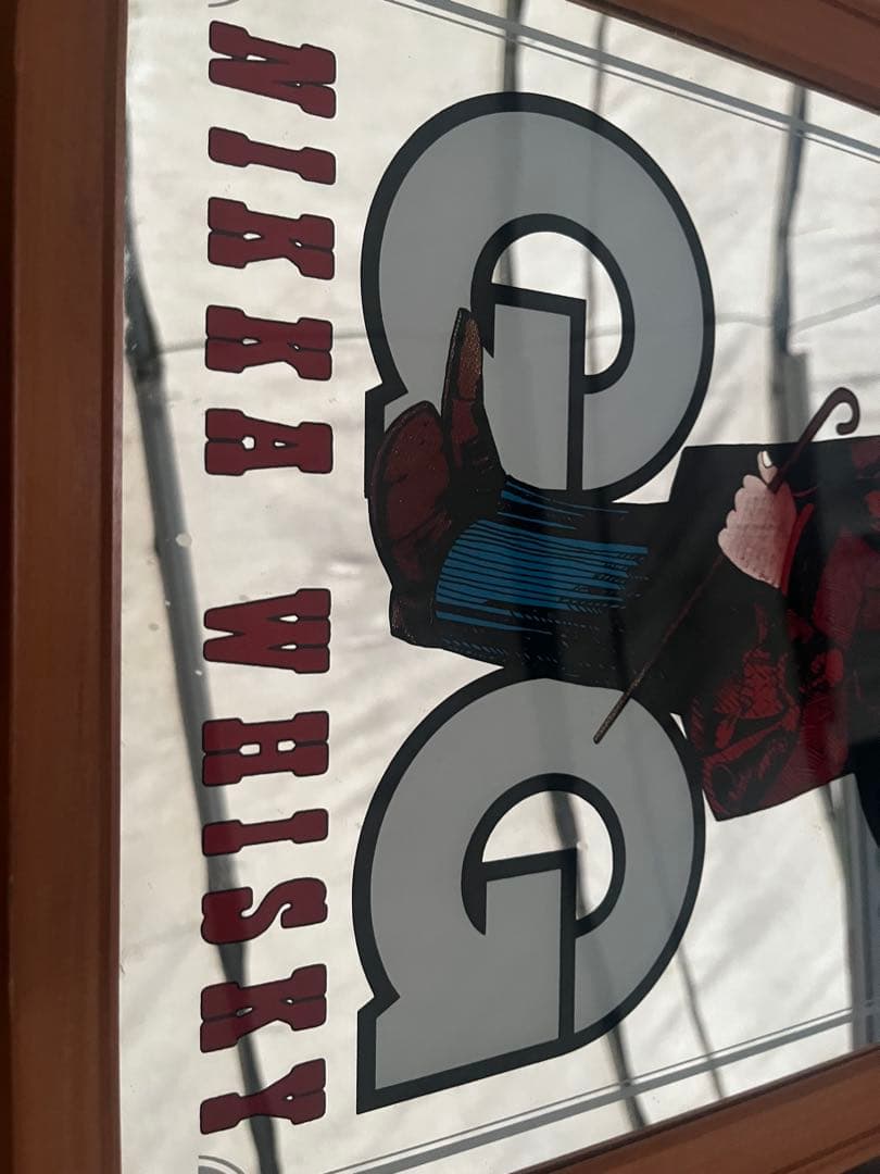 ニッカ　非売品　パブミラー Nikka Whisky Pub Mirror 美品