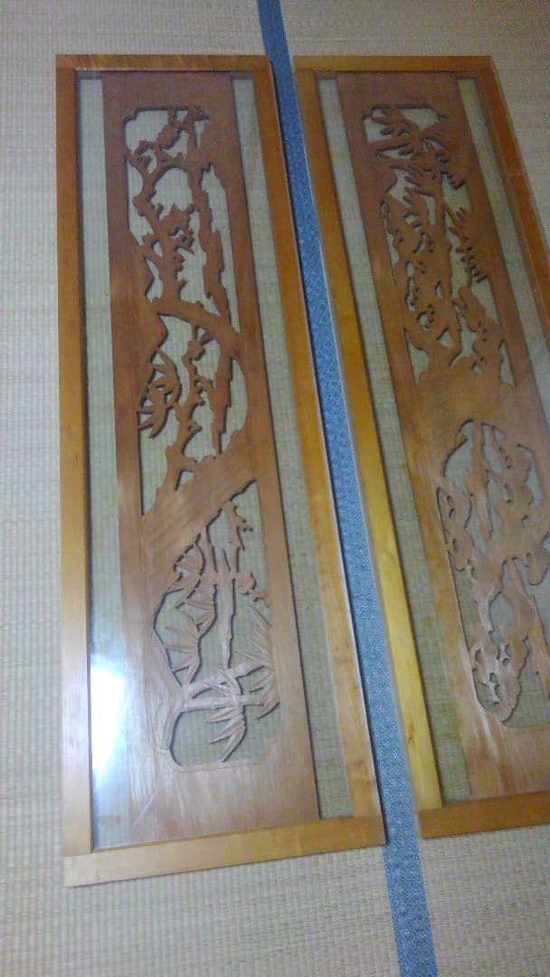 壁埋め込み式和飾り（年代物）