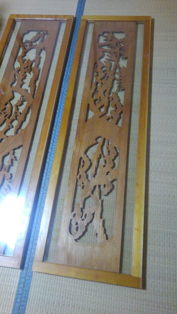 壁埋め込み式和飾り（年代物）