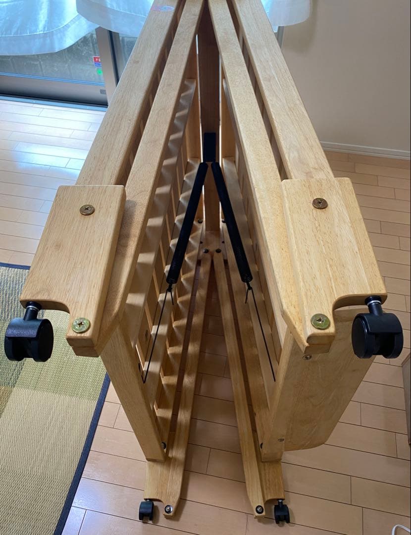 中居木工　国産ひのき　日本製　折り畳み　すのこベッド