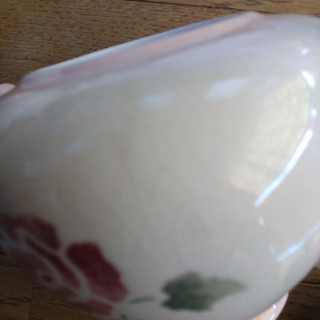 マニー ピンクローズシリーズ バラの花柄陶器食器セット