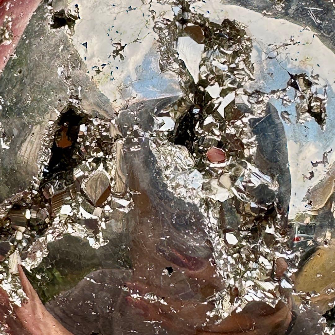 パイライト 黄鉄鉱 邪気祓い 丸玉 スフィア MY485