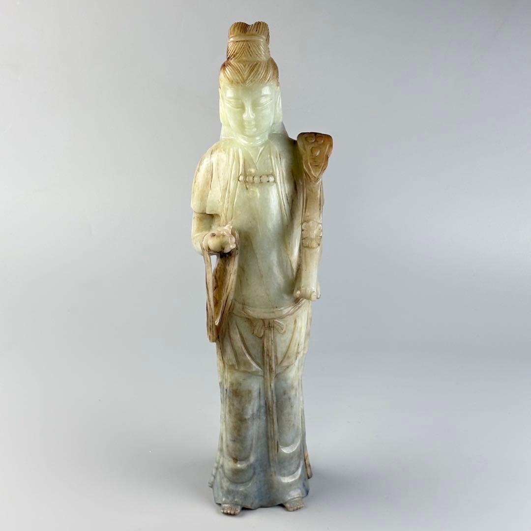 仏教美術 玉石 細密彫刻 立像 仏像