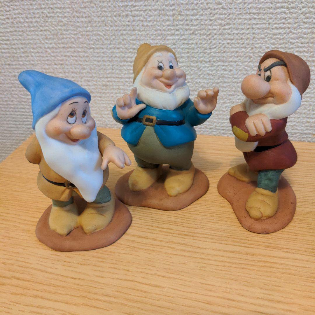 ディズニー　白雪姫と7人の小人　 Sankyo Shoji 置物
