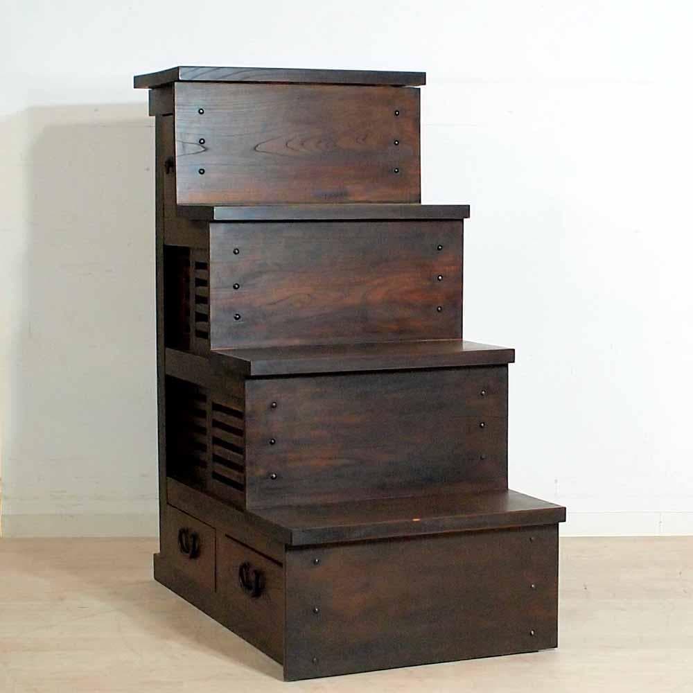 ジャパンヴィンテージ 階段箪笥 古家具 古民家 ZR24361