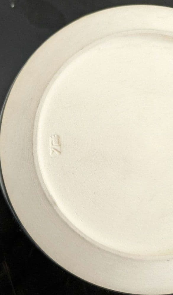 京焼清水焼 7世高橋道八 色絵独楽の図向付(5客)黄瀬戸釉小猪口(5客