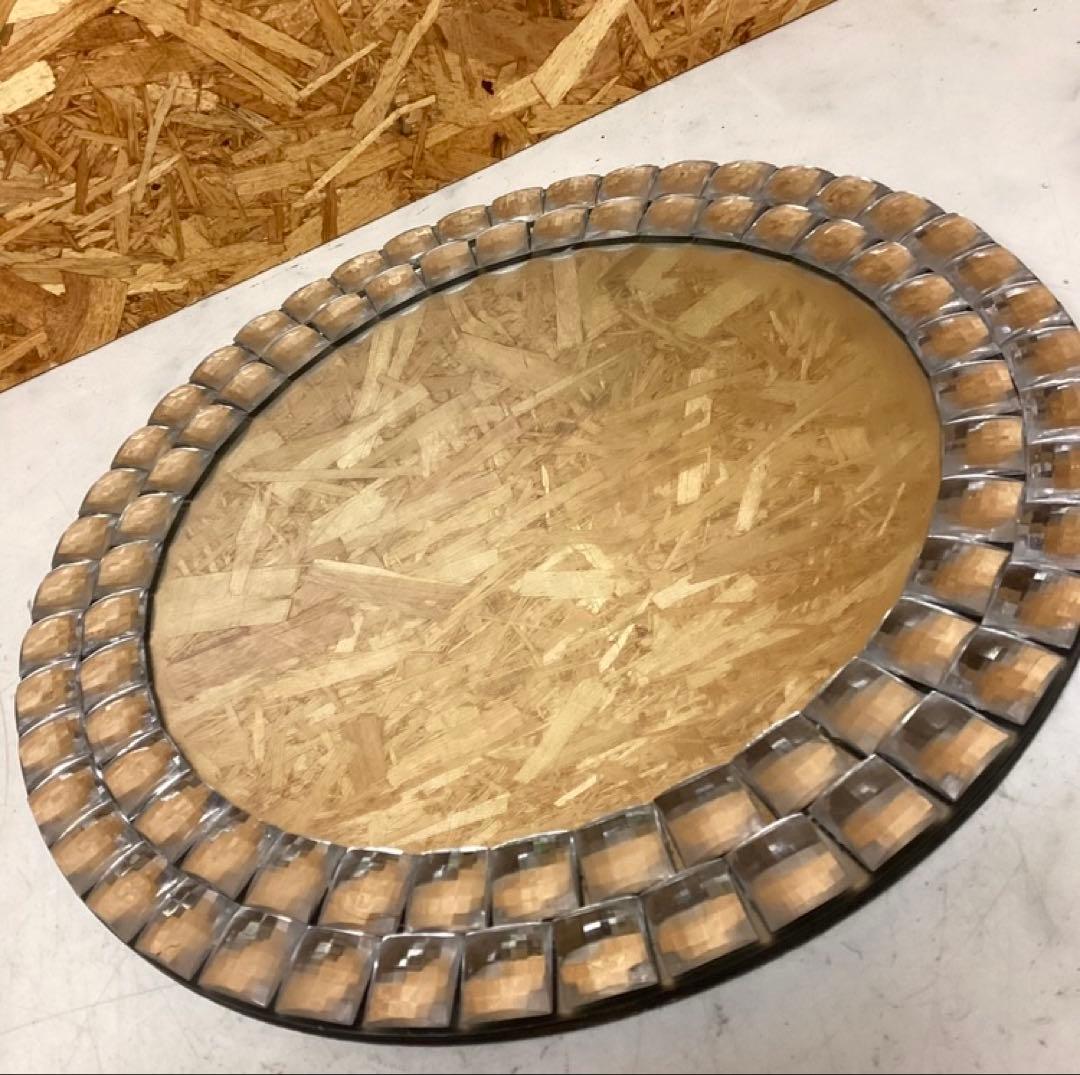 大型円形ミラー ウォールデコ 壁掛け鏡 (O12