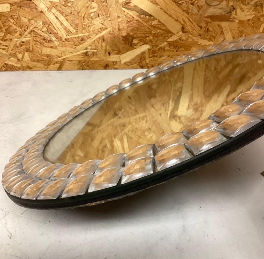 大型円形ミラー ウォールデコ 壁掛け鏡 (O12