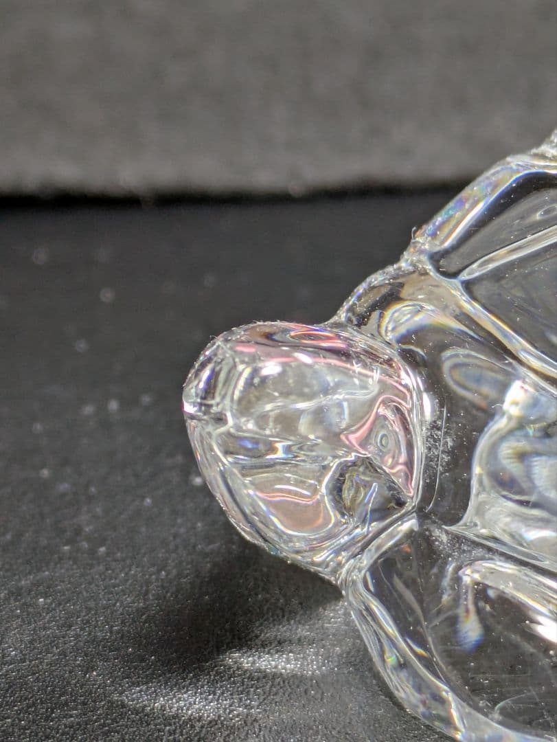 【美品】 バカラ Baccarat カメ 亀 ペーパーウェイト 縁起物