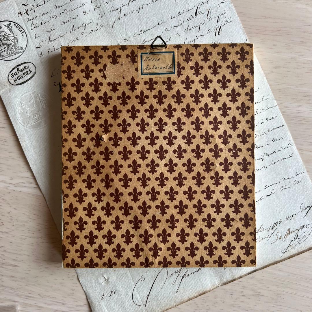 フランス　アンティーク♡ マリー　アントワネット　ミニチュアール　肖像画