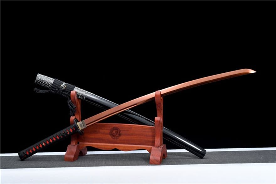 曲げ型簡装唐刀（短めの花梨木鞘）古兵器 武具刀装具日本刀模造刀 居合刀