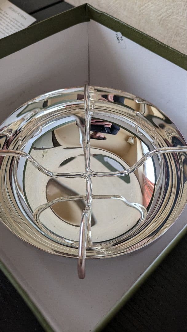 Christofle キャビアセットＳ ヴェルティゴ シルバーコーティング